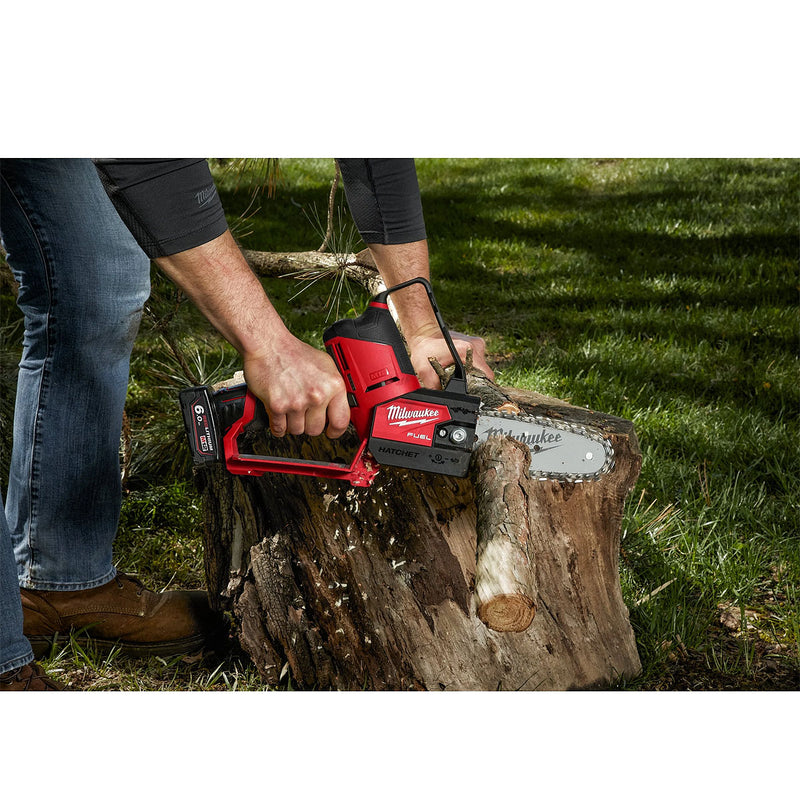 Máy cưa xích Milwaukee M12 FHS dùng Pin 12V, chiều dài lam 152mm