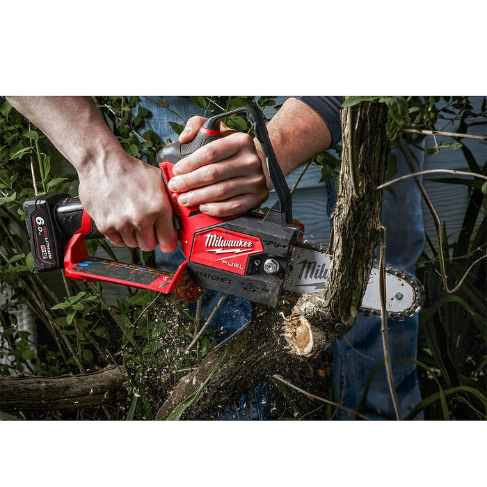 Máy cưa xích Milwaukee M12 FHS dùng Pin 12V, chiều dài lam 152mm