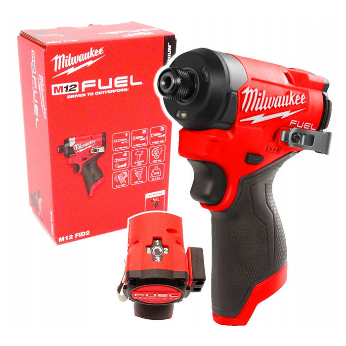 Máy vặn vít Milwaukee M12 FID2 dùng Pin 12V, đuôi lục giác 6.35mm (1/4 inch)