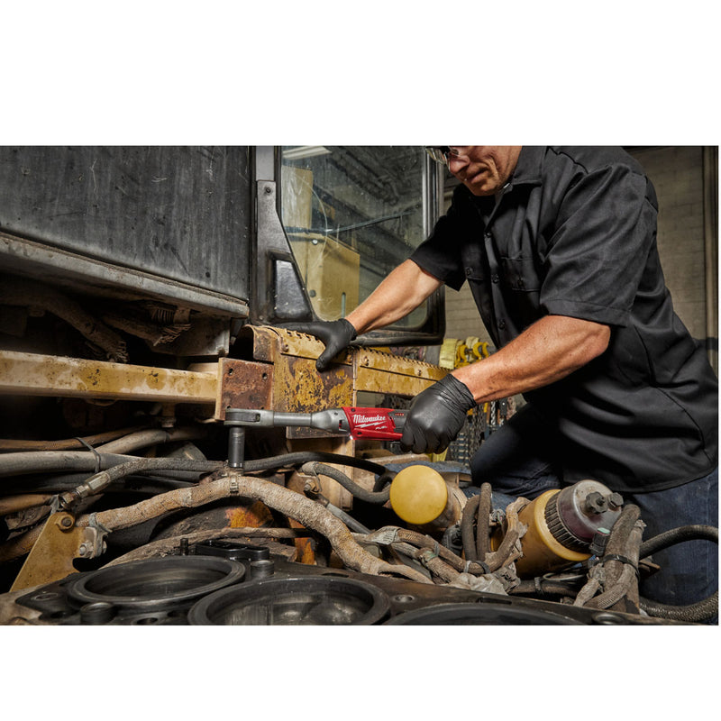 Máy siết bu lông góc Milwaukee M12 FIR38LR dùng Pin 12V, cốt 3/8 inch
