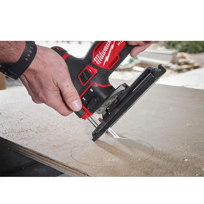 Máy cưa lọng Milwaukee M12 FJS dùng Pin 12V, độ xọc 22.2mm