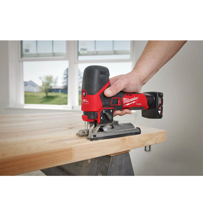 Máy cưa lọng Milwaukee M12 FJS dùng Pin 12V, độ xọc 22.2mm