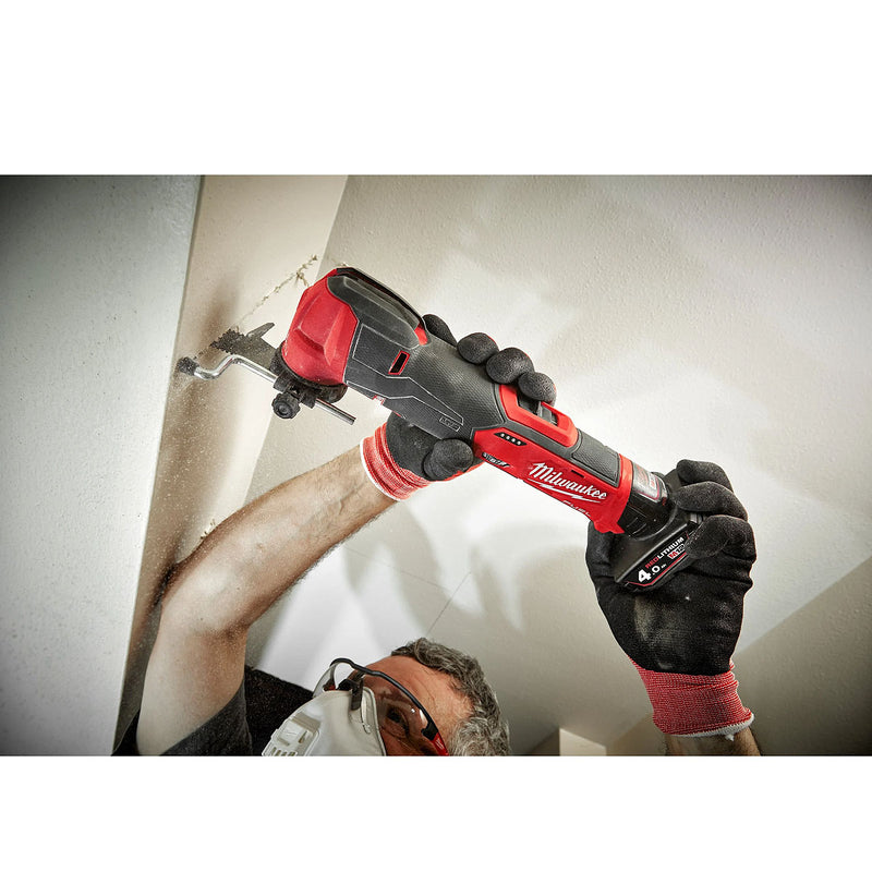 Máy cắt rung đa năng Milwaukee M12 FMT dùng Pin 12V, tiêu chuẩn lưỡi Starlock, OIS