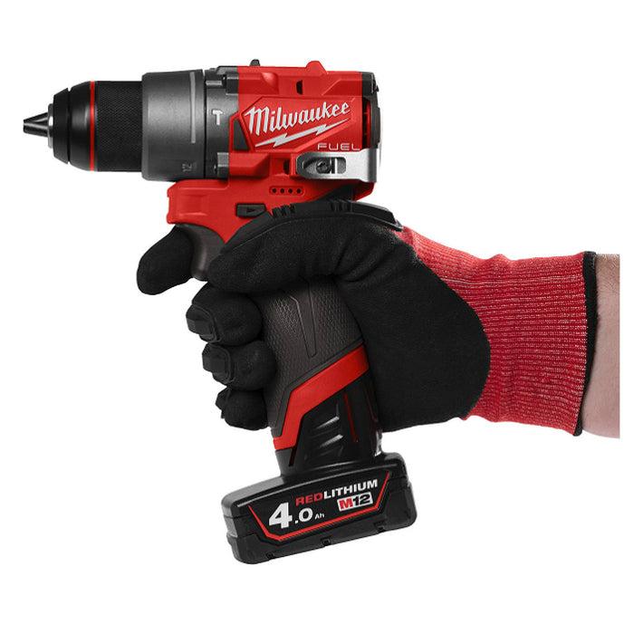 Máy khoan búa Milwaukee M12 FPD2 dùng Pin 12V đầu kẹp 13mm
