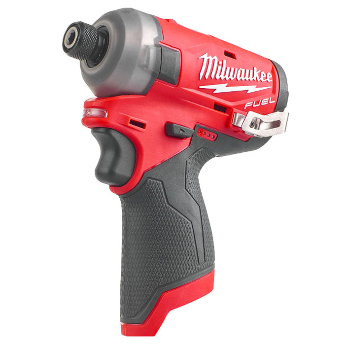 Máy vặn vít xung dầu Milwaukee M12 FQID dùng Pin 12V, đuôi lục giác 6.35mm (1/4 inch)