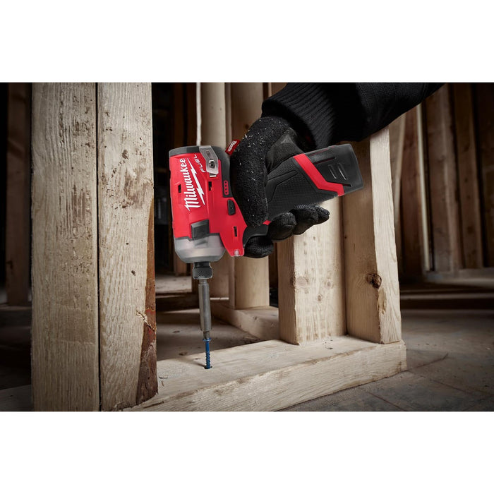 Máy vặn vít xung dầu Milwaukee M12 FQID dùng Pin 12V, đuôi lục giác 6.35mm (1/4 inch)