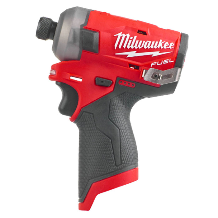 Máy vặn vít xung dầu Milwaukee M12 FQID dùng Pin 12V, đuôi lục giác 6.35mm (1/4 inch)