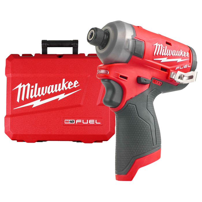 Máy vặn vít xung dầu Milwaukee M12 FQID dùng Pin 12V, đuôi lục giác 6.35mm (1/4 inch)