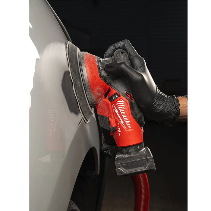 Máy chà nhám quỹ đạo tròn Milwaukee M12 FROS50 dùng Pin 12V, đường kính đế 150mm