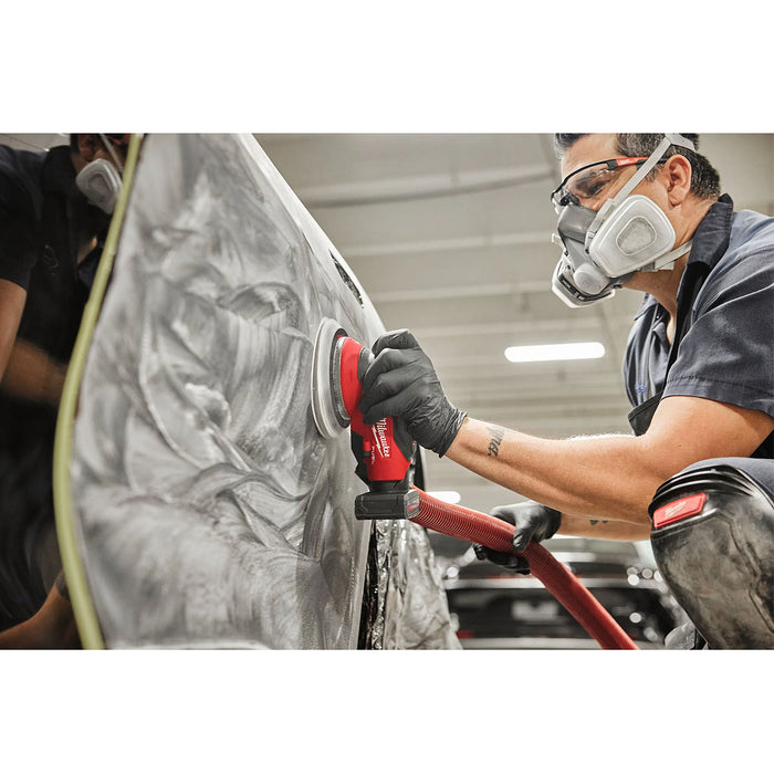 Máy chà nhám quỹ đạo tròn Milwaukee M12 FROS50 dùng Pin 12V, đường kính đế 150mm