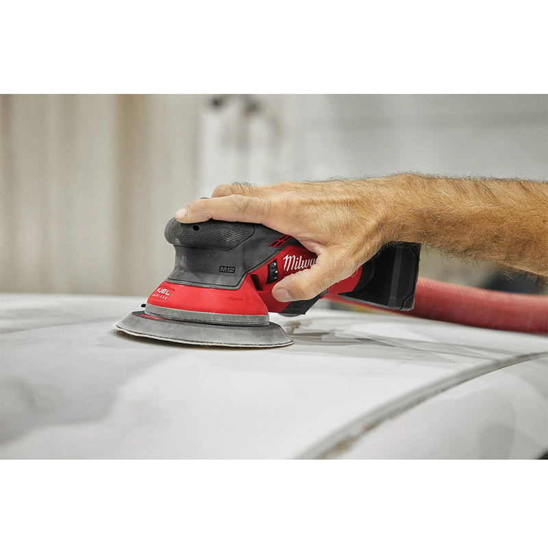 Máy chà nhám quỹ đạo tròn Milwaukee M12 FROS50 dùng Pin 12V, đường kính đế 150mm