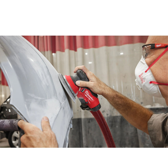 Máy chà nhám quỹ đạo tròn Milwaukee M12 FROS50 dùng Pin 12V, đường kính đế 150mm