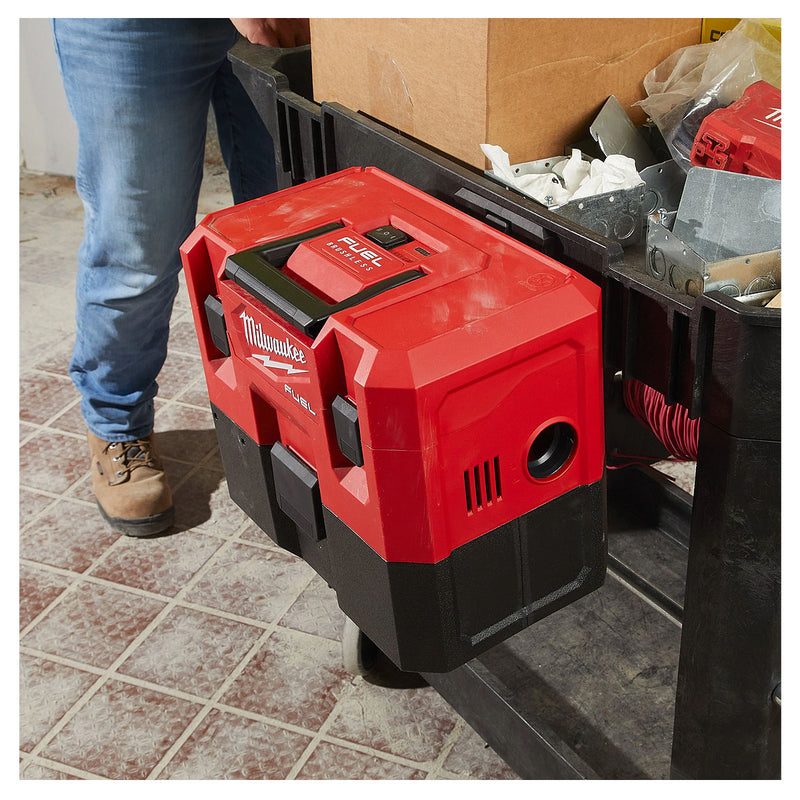 Máy hút bụi Milwaukee M12 FVCL dùng Pin 12V, dung tích 6.1L, bộ lọc HEPA ( Hút khô & ướt )