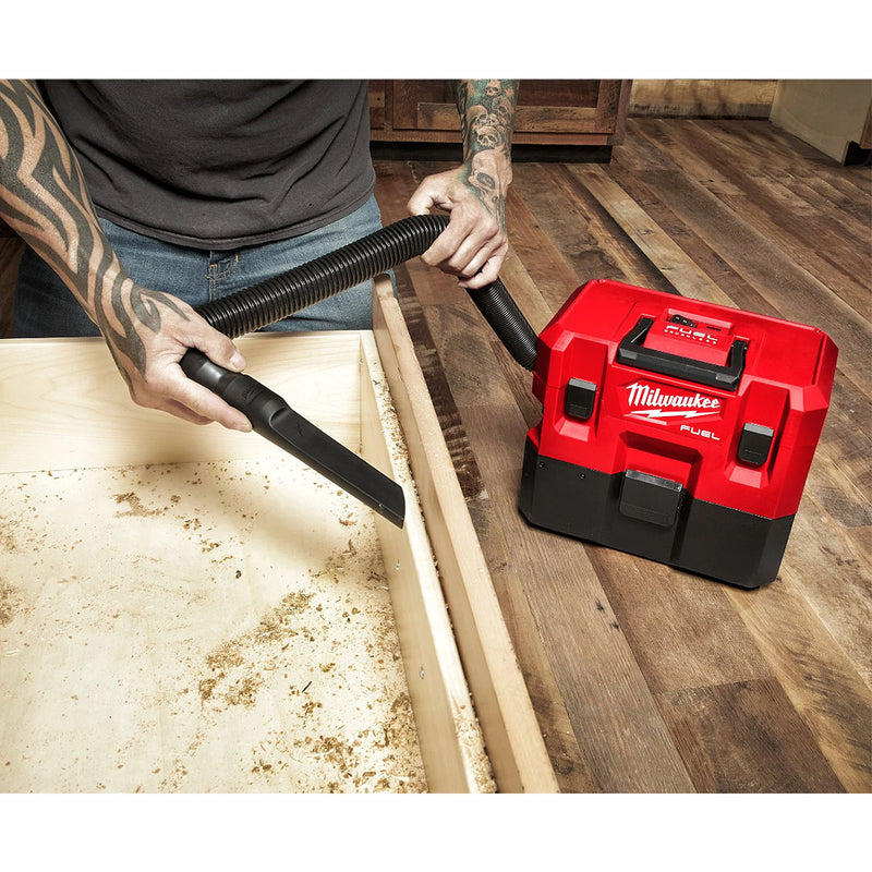 Máy hút bụi Milwaukee M12 FVCL dùng Pin 12V, dung tích 6.1L, bộ lọc HEPA ( Hút khô & ướt )