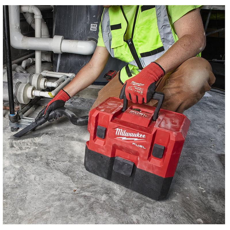 Máy hút bụi Milwaukee M12 FVCL dùng Pin 12V, dung tích 6.1L, bộ lọc HEPA ( Hút khô & ướt )