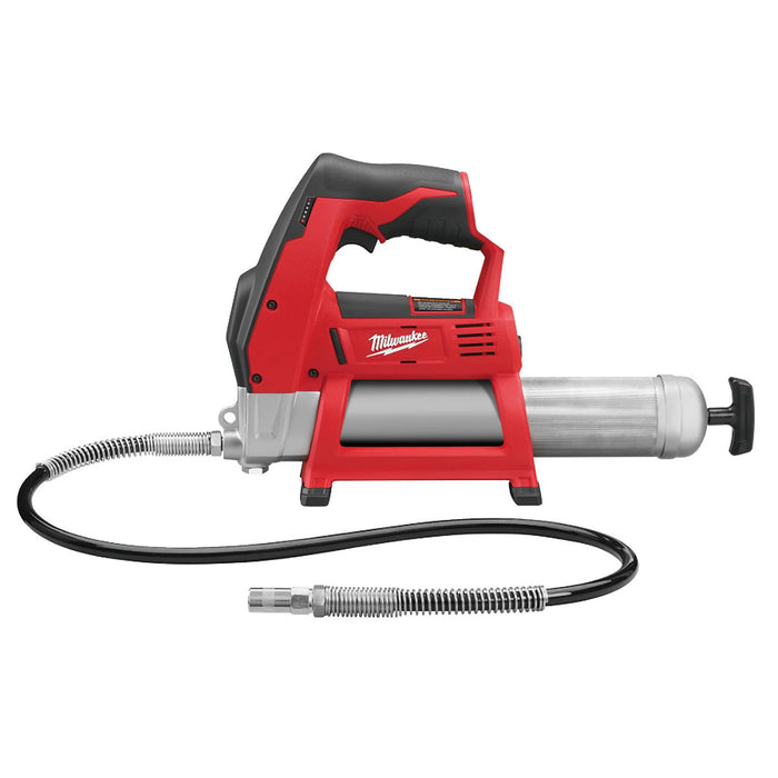Máy bơm mỡ Milwaukee M12 GG dùng Pin 12V, áp suất bơm 562 bar