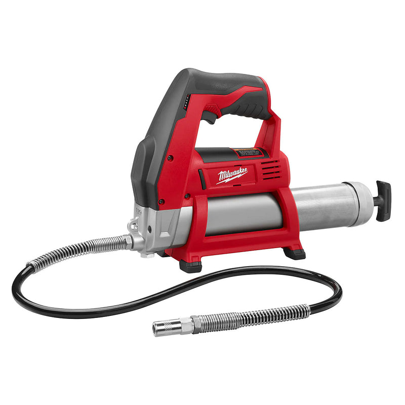Máy bơm mỡ Milwaukee M12 GG dùng Pin 12V, áp suất bơm 562 bar