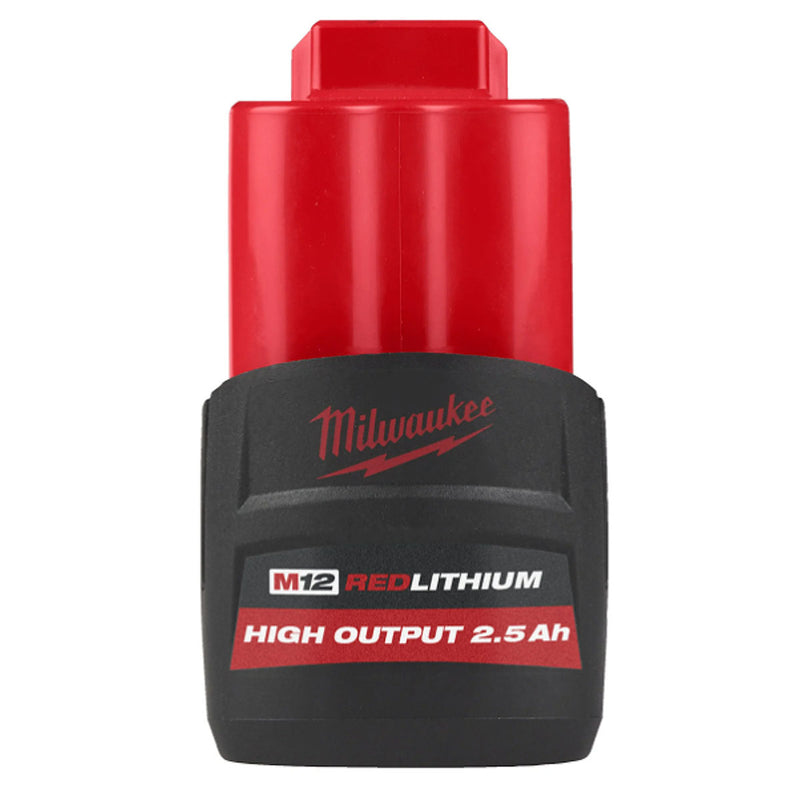 Pin 12V RedLithium, dòng High Output Milwaukee M12 HB2.5 dung lượng 2.5Ah