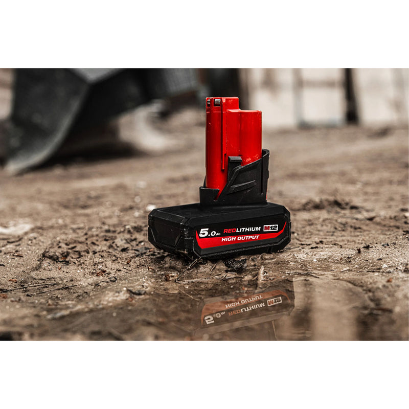 Pin 12V RedLithium, dòng High Output Milwaukee M12 HB5 dung lượng 5.0Ah