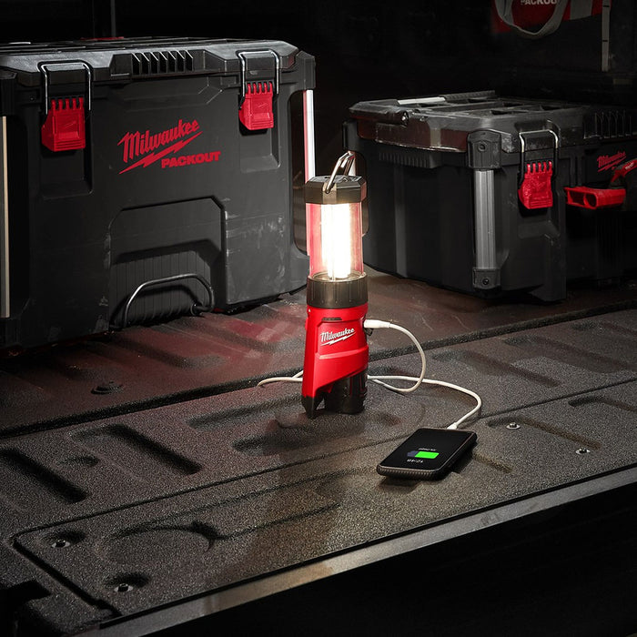 Đèn lồng Milwaukee M12 LL dùng Pin 12V, độ sáng 400lm