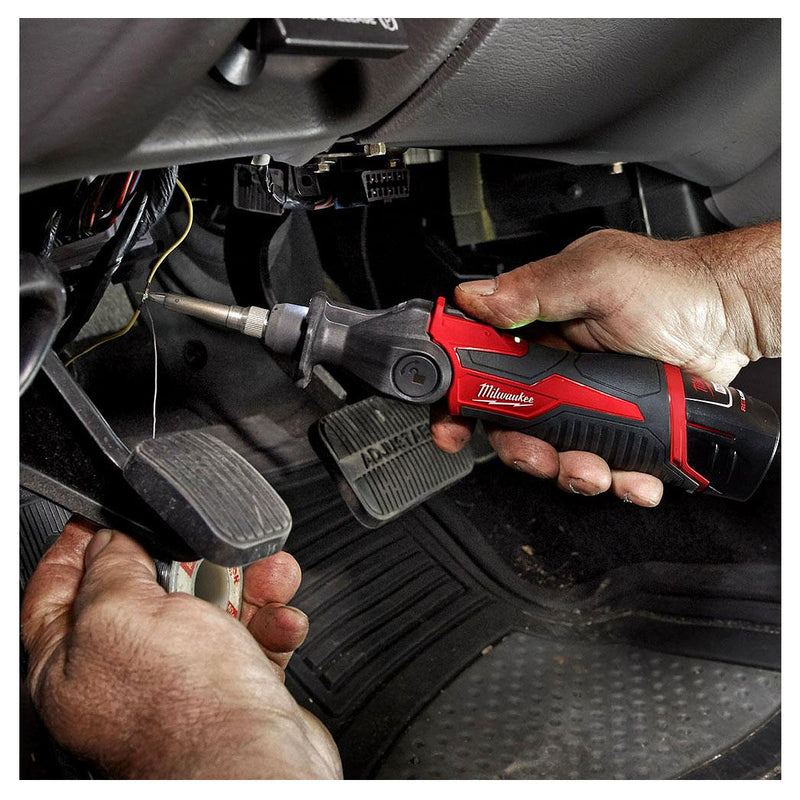 Máy hàn nhiệt Milwaukee M12 SI dùng Pin 12V, công suất 90W, nhiệt độ tối đa 400°C