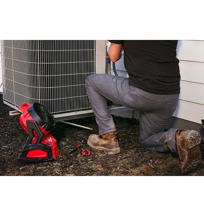 Quạt làm mát Milwaukee M18 AFG2 dùng Pin 18V hoặc điện AC/220V, đường kính cánh quạt 180mm