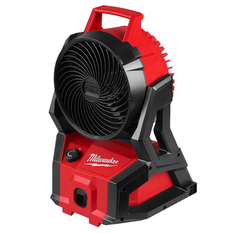 Quạt làm mát Milwaukee M18 AFG2 dùng Pin 18V hoặc điện AC/220V, đường kính cánh quạt 180mm