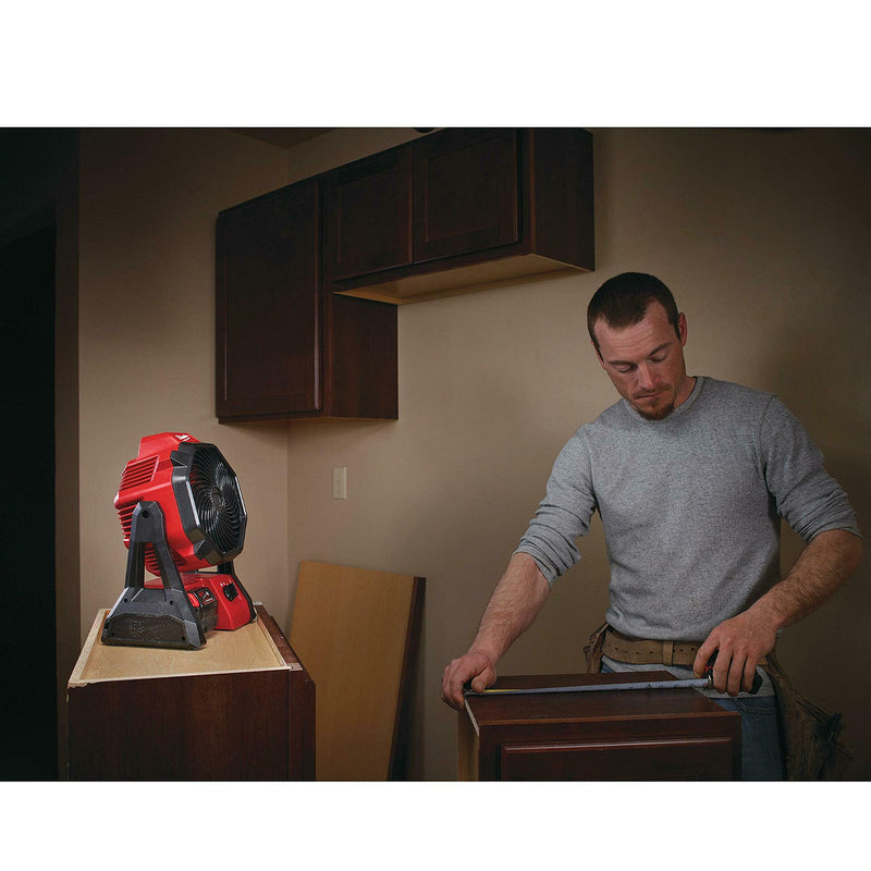 Quạt làm mát Milwaukee M18 AF dùng Pin 18V hoặc điện AC/220V