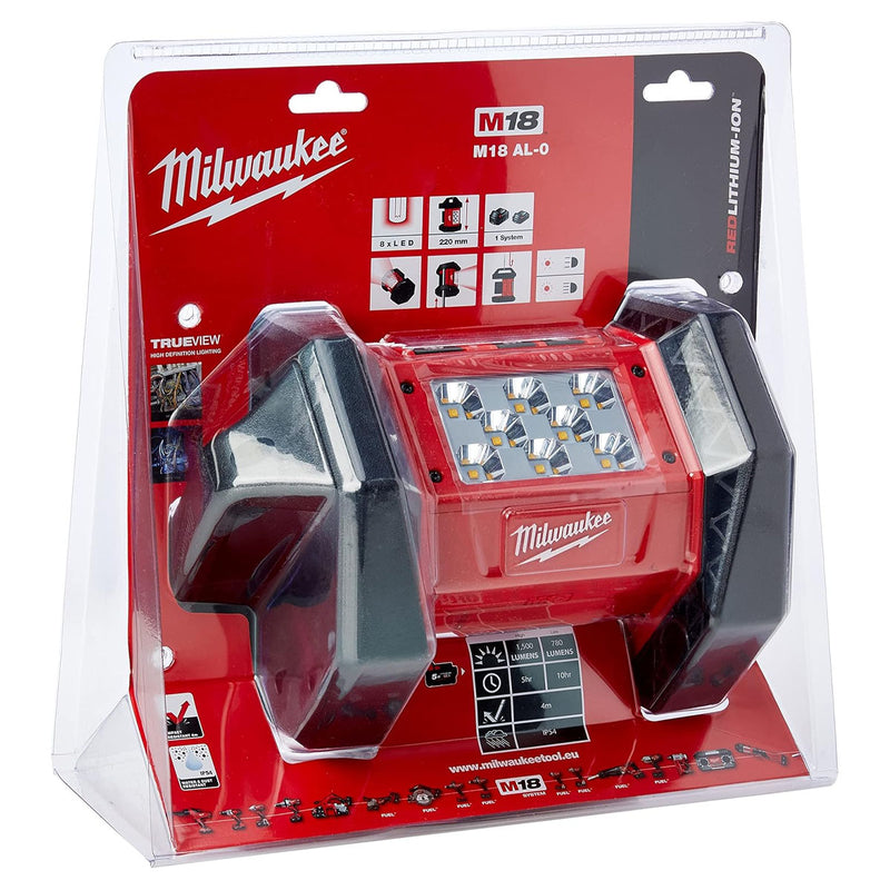 Đèn LED Milwaukee M18 AL dùng Pin 18V, độ sáng 1,500lm