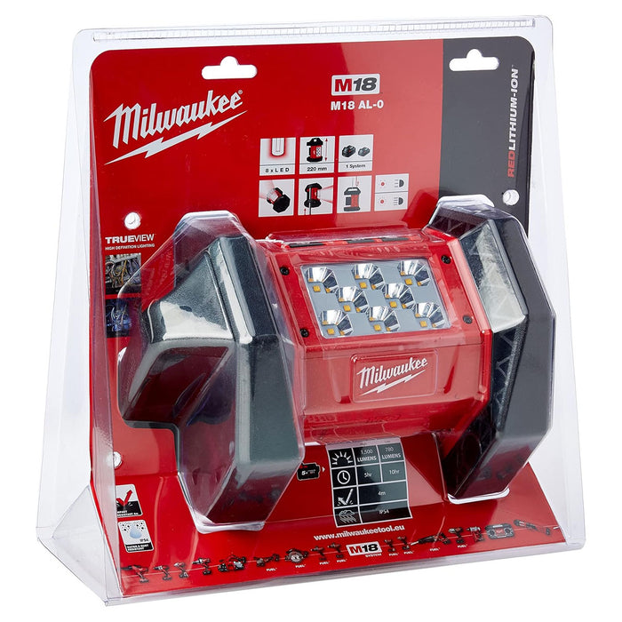 Đèn LED Milwaukee M18 AL dùng Pin 18V, độ sáng 1,500lm