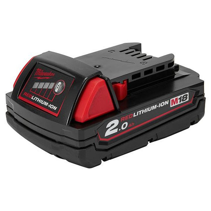 Pin 18V RedLithium Milwaukee M18 B2 dung lượng 2.0Ah