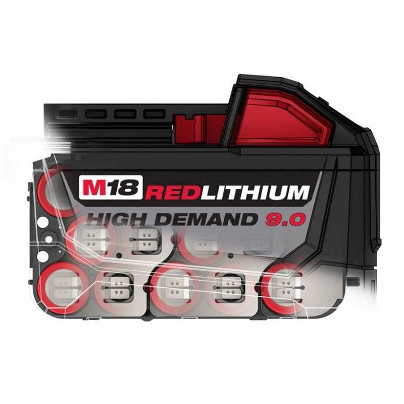 Pin 18V High Demand Milwaukee M18 B9 dung lượng 9.0Ah