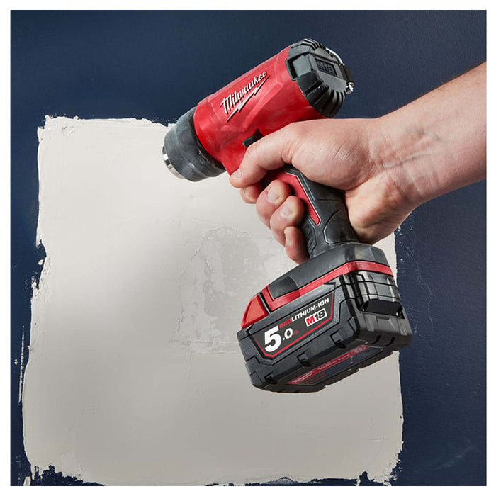 Máy khò nhiệt Milwaukee M18 BHG dùng Pin 18V, nhiệt độ tối đa 470°C