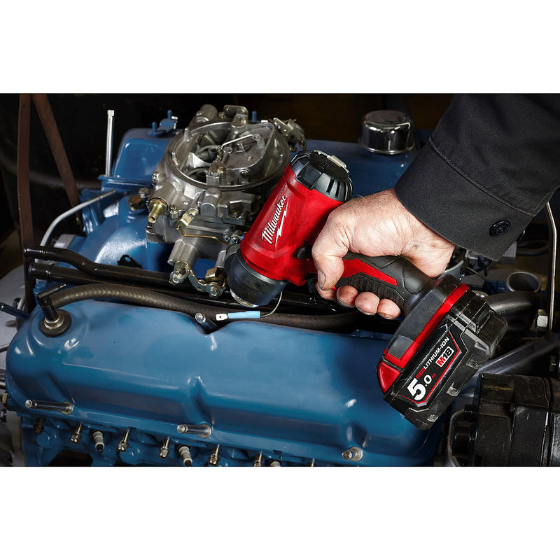Máy khò nhiệt Milwaukee M18 BHG dùng Pin 18V, nhiệt độ tối đa 470°C