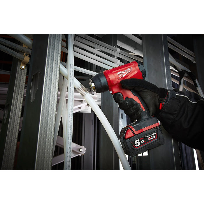 Máy khò nhiệt Milwaukee M18 BHG dùng Pin 18V, nhiệt độ tối đa 470°C
