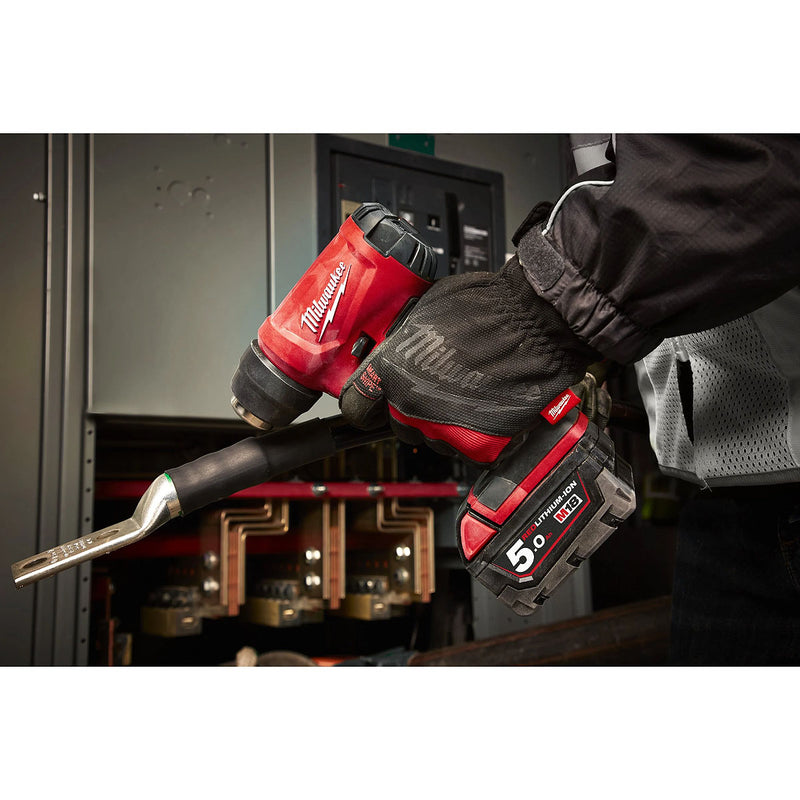 Máy khò nhiệt Milwaukee M18 BHG dùng Pin 18V, nhiệt độ tối đa 470°C