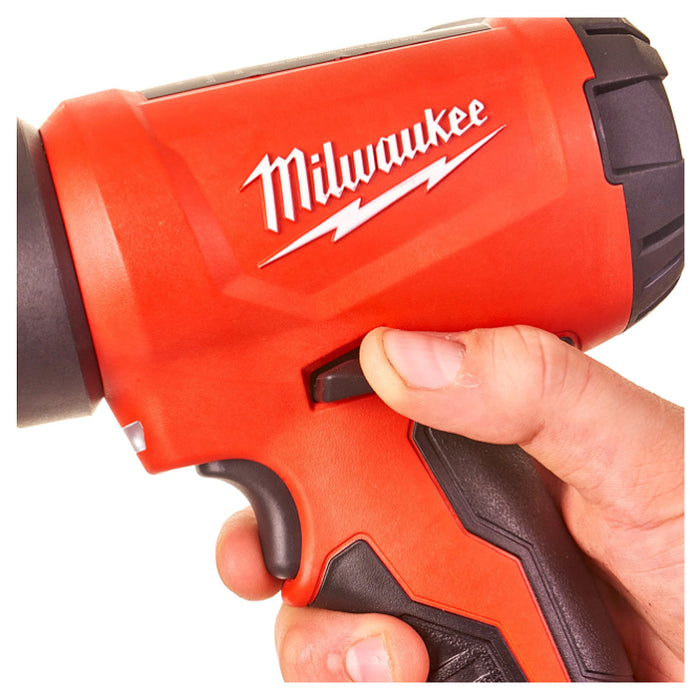 Máy khò nhiệt Milwaukee M18 BHG dùng Pin 18V, nhiệt độ tối đa 470°C