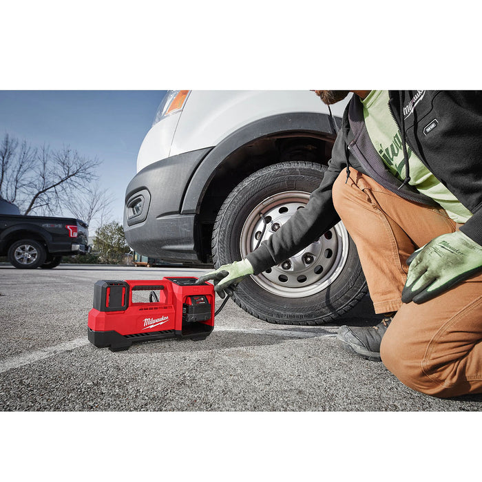 Máy bơm hơi Milwaukee M18 BI dùng Pin 18V