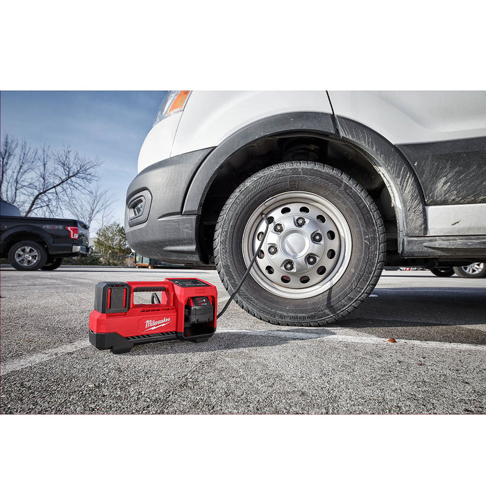 Máy bơm hơi Milwaukee M18 BI dùng Pin 18V