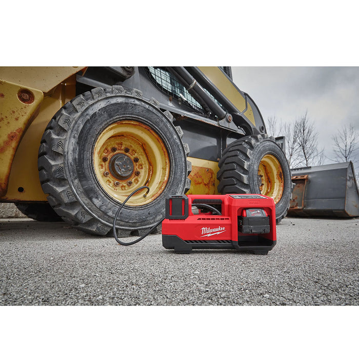 Máy bơm hơi Milwaukee M18 BI dùng Pin 18V