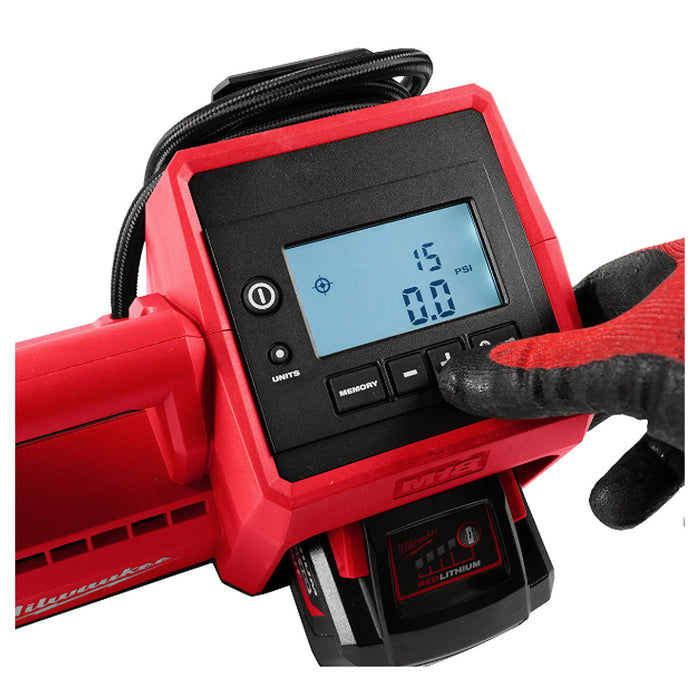 Máy bơm hơi Milwaukee M18 BI dùng Pin 18V