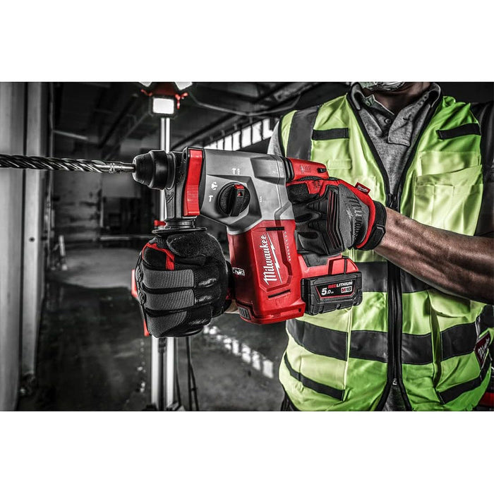 Máy khoan bê tông 3 chức năng Milwaukee M18 BLH dùng Pin 18V, khả năng khoan 26mm đuôi gài SDS-Plus