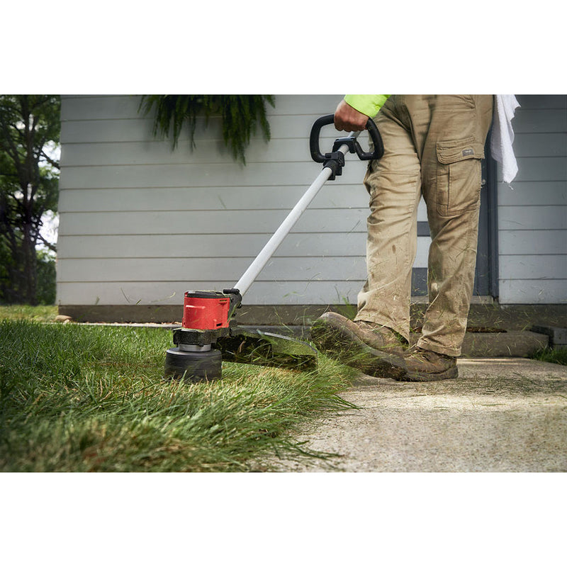 Máy cắt cỏ Milwaukee M18 BLLT dùng Pin 18V, độ rộng cắt 350mm - 400mm, tay cầm vòng