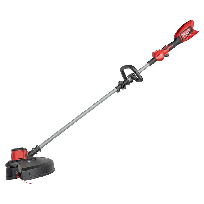 Máy cắt cỏ Milwaukee M18 BLLT dùng Pin 18V, độ rộng cắt 350mm - 400mm, tay cầm vòng