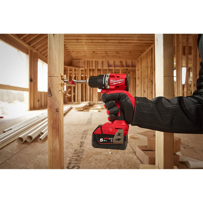 Máy khoan búa Milwaukee M18 BLPDRC dùng Pin 18V, đầu kẹp 13mm