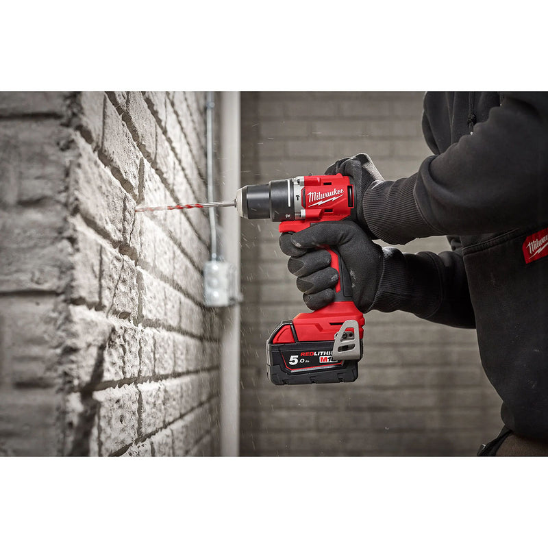 Máy khoan búa Milwaukee M18 BLPDRC dùng Pin 18V, đầu kẹp 13mm