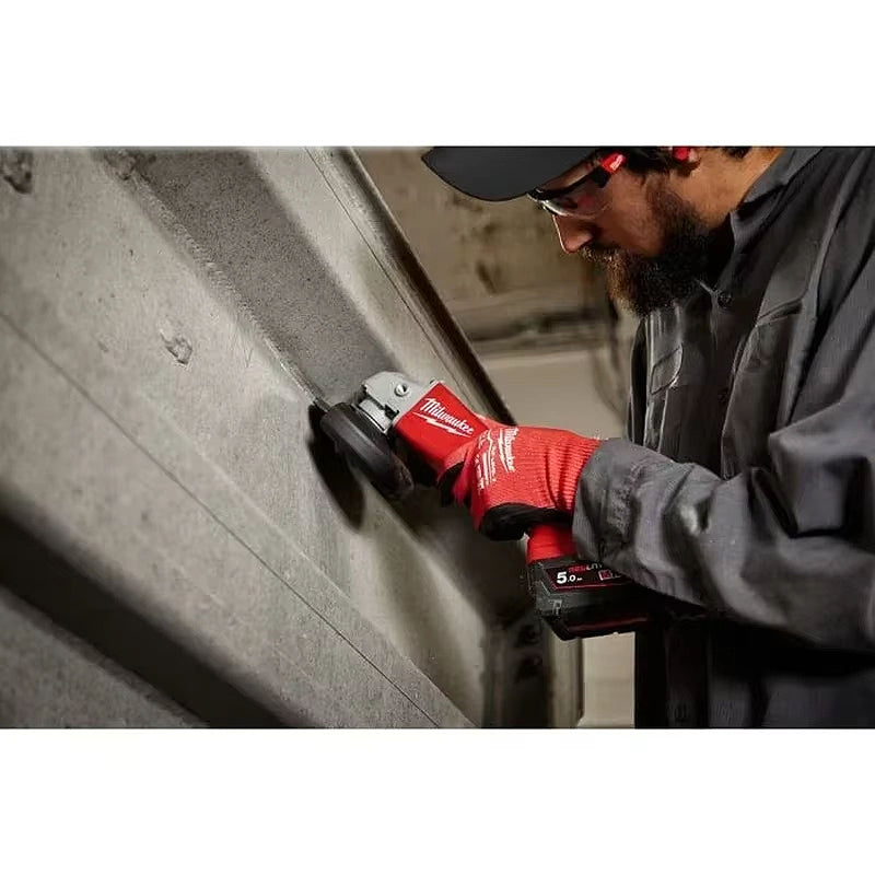 Máy mài góc Milwaukee M18 BLSAG100X dùng Pin 18V, đường kính lưỡi 100mm, công tắc trượt