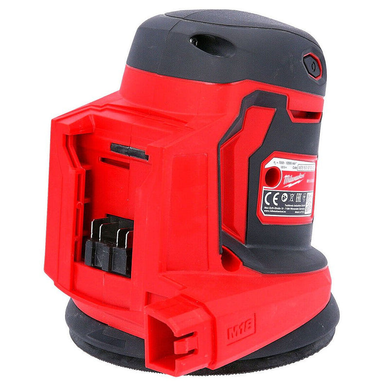 Máy chà nhám quỹ đạo tròn Milwaukee BOS125 dùng Pin 18V, đường kính đế 125mm