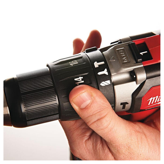 Máy khoan búa Milwaukee M18 BPD dùng Pin 18V, đầu kẹp 13mm