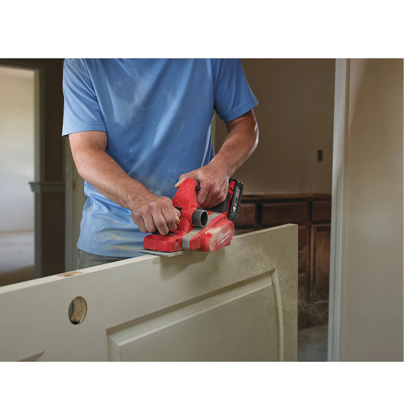 Máy bào Milwaukee M18 BP dùng Pin 18V, bề rộng đường bào 82mm